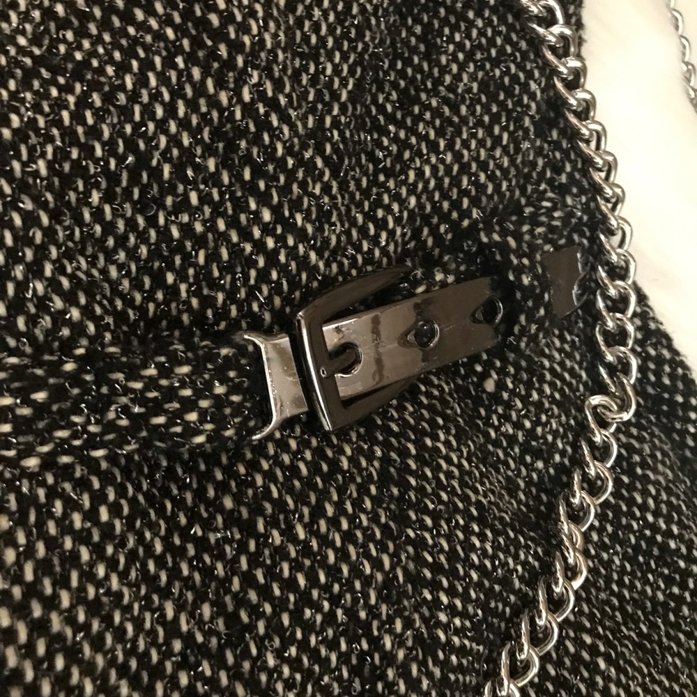 JLO | Great Used LUREX TWEED BUCKLE Mini Dress - Picture 2 of 3